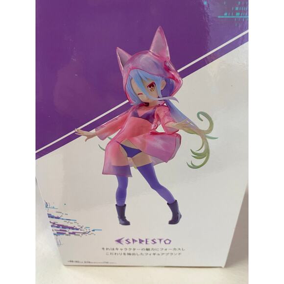 ESPRESTO No Game No Life Glittery Raincoat Shiro Figure - Picture 3 of 3